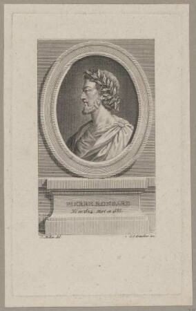 Bildnis des Pierre Ronsard