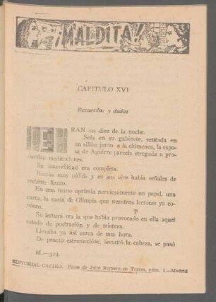 Capítulo XVI - Recuerdos y dudas