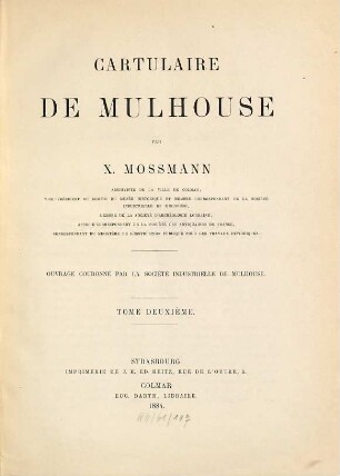 Cartulaire de Mulhouse, 2