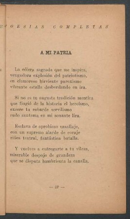 A mi patria