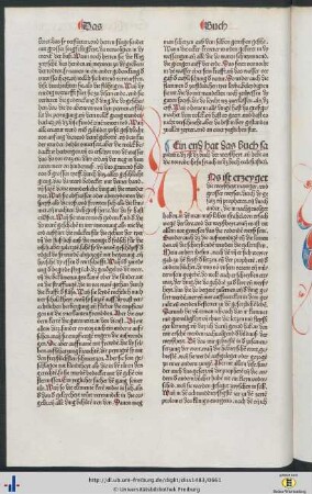 Die vorrede ihesu syrach in das buch ecclesiasticum