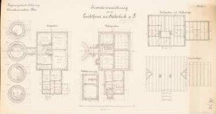 Leuchtfeuer Staberhuk, Fehmarn: Grundrisse 1:100