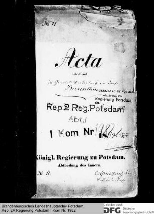 Gemeindevertretung im Dorfe Barenthin, Kr. Ostprignitz
