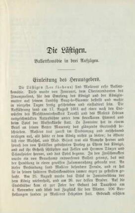 Die Lästigen
