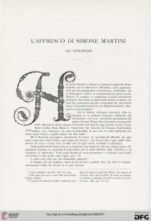 9: L' affresco di Simone Martini ad Avignone