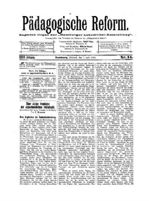 Über einige Probleme der experimentellen Pädagogik