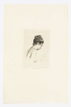 Étude de jeune femme