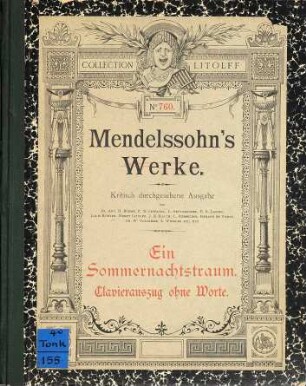 Ein Sommernachtstraum : Op. 61 = Le Songe d'une Nuit d'Été
