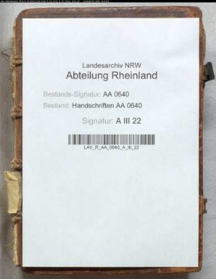 Kleve: Geschäftsregister Herzog Johanns I. (Bd. XVI)