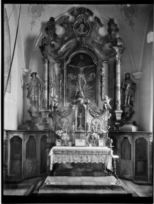 Hochsal Sankt Pelagius Kirche Hochaltar