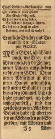 Ernstliche Beichte und Bekäntniß der Sünden für Gott