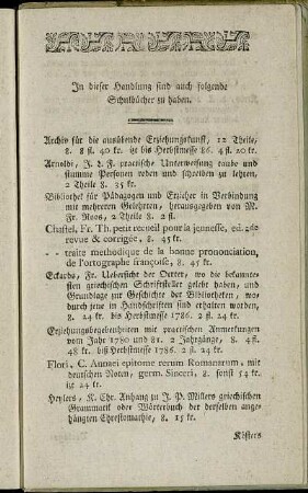 In dieser Handlung sind auch folgende Schulbücher zu haben.