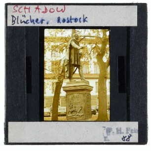 Rostock, Schadow, Blücherdenkmal