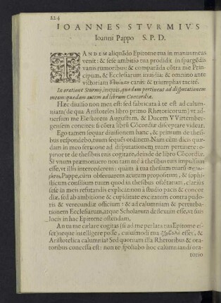 [VIII.] Ioannes Sturmius
