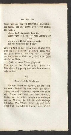 56. Der Liebste Roland.