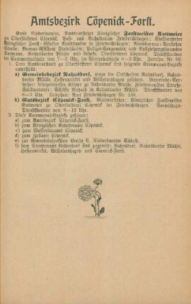 Amtsbezirk Cöpenick-Forst
