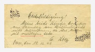 Entschuldigung!