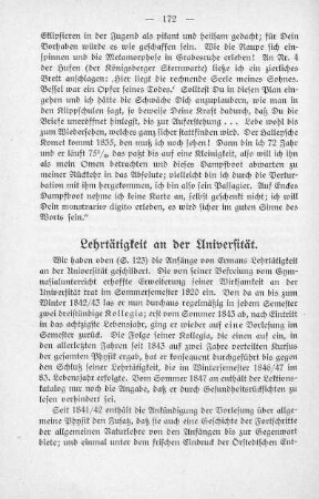 Lehrtätigkeit an der Universität