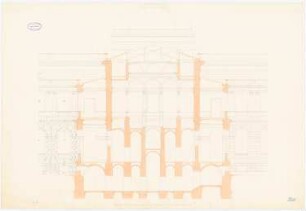 Städelsches Kunstinstitut, Frankfurt/Main 4. Projekt: Querschnitt durch den hinteren Mittelbau