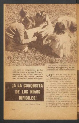 ¡A la conquista de los niños dificiles!