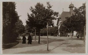 Vor der 6 Kapelle, Ohlsdorfer Friedhof Hamburg