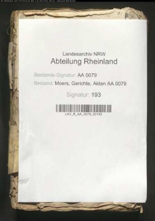 Freiherr von Cloudt zu Lauersfort gegen verwitwete Freifrau von Merode zu Merveldt wegen der Höfe Schertjens und Hansumb im Gericht Krefeld, Bd. III