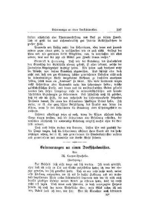 Erinnerungen an einen Dorfschulmeister : (Fortsetzung)