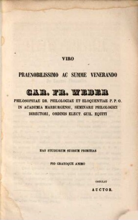 De Lucani Pharsalia : (Diss. inaug.)