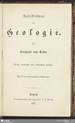 Katechismus der Geologie
