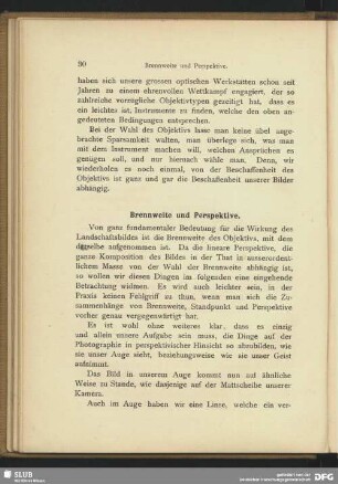 Brennweite und Perspektive