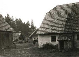 Altes Häuser im Osterzgebirge
