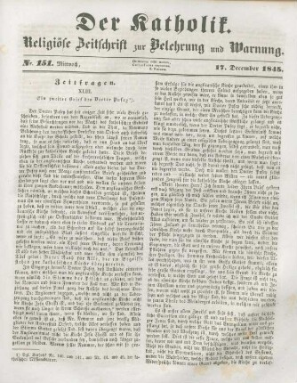701-703 Zeitfragen : XLIII. ein zweiter Brief des Doktor Pusey