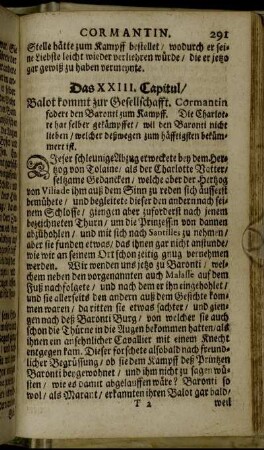 Das XXIII. Capitul.