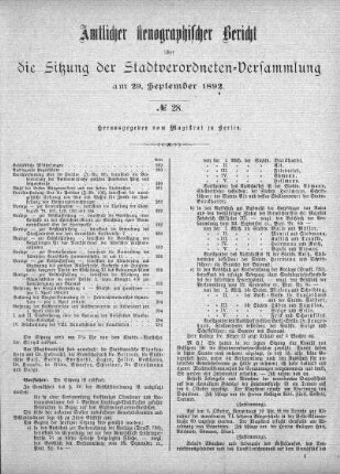 No. 28, 29. September 1892