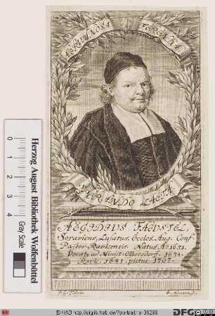 Bildnis Aegidius Faeustel