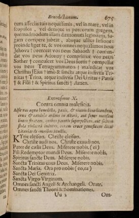 675-683, Exorcismus X