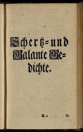 Scherz- und Galante Gedichte