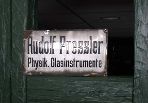 Firmenschild Rudolf Pressler