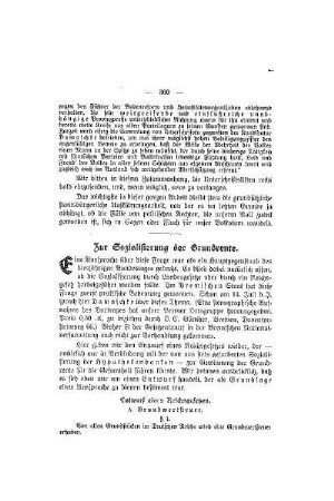 Zur Sozialisierung der Grundrente