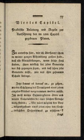 77-93, Viertes Capitel