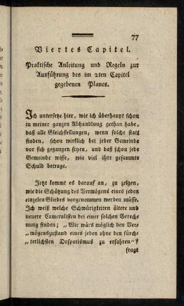 77-93, Viertes Capitel