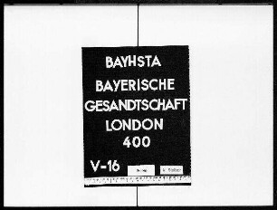 Briefwechsel von Joseph Xaver Graf von Haslang mit Franz Ferdinand Novohradsky Graf von Kolovrath zu Mayerhöffen.