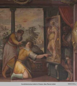 Innendekoration : Apelles und der Schuster
