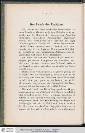 Der Zweck der Einleitung