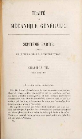 Traité de mecanique générale comprenant les leçons professées à l'école polytechnique par H. Resal. 6