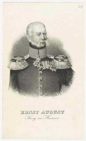 Bildnis des Ernst August König von Hannover