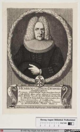 Bildnis Heinrich Clemens Dithmer(s)