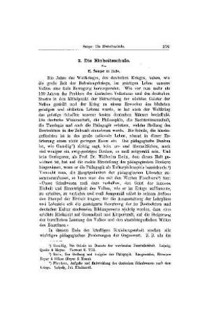 Die Einheitsschule