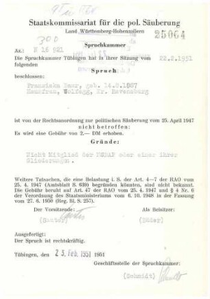 Baur, Franziska