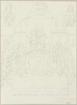 Nach einer Maestà in der Umgebung von Montefalco